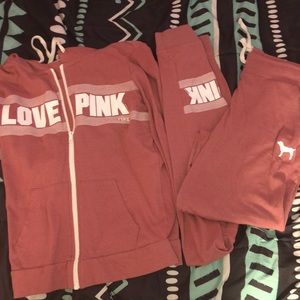 Pink Victoria’s Secret Outfit